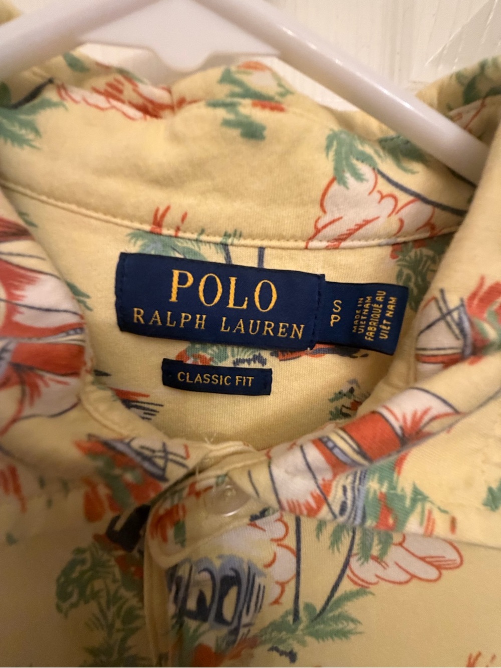 Ralph Lauren Yellow Sailboat & Palm Print Polo - Picture 3 of 6